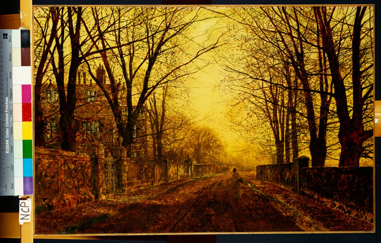 Nocturne in Gold, 1872 tekijältä John Atkinson Grimshaw