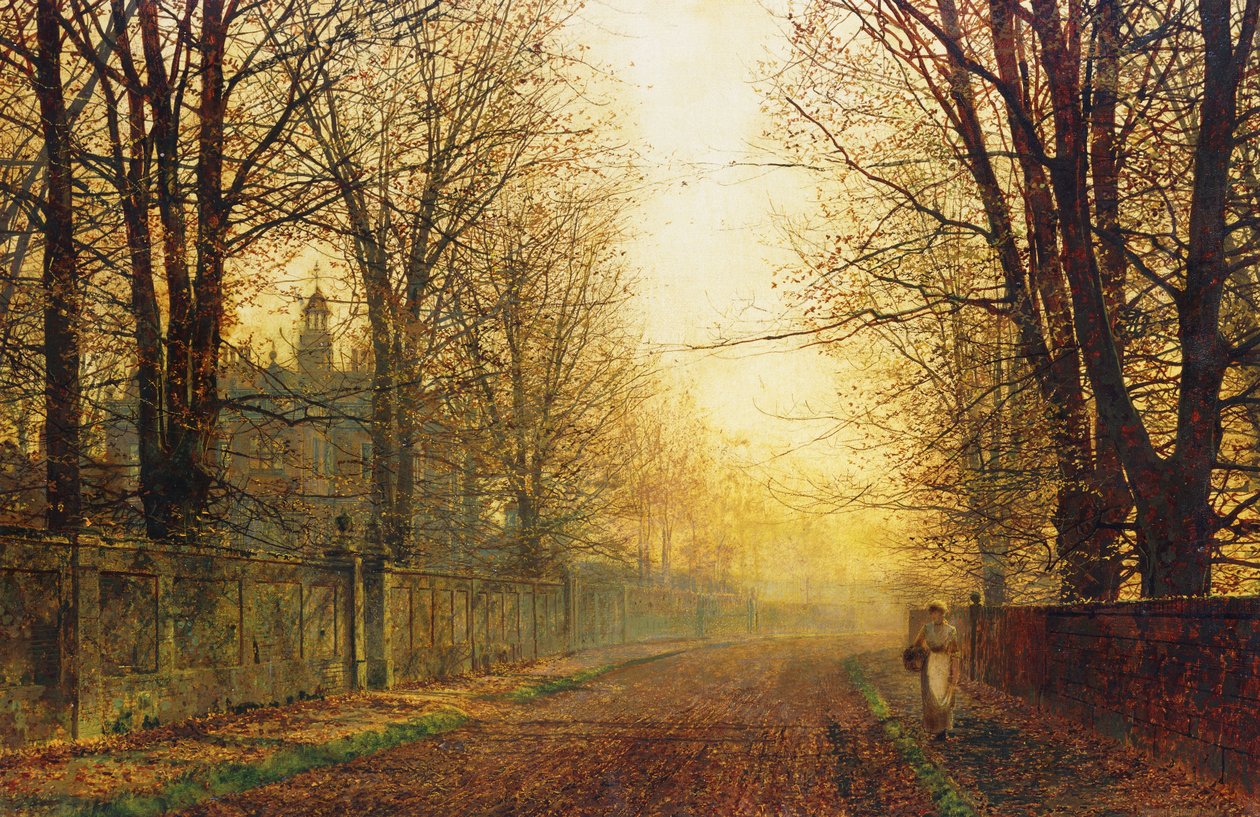 Syksyn kultainen loisto, tekijältä John Atkinson Grimshaw