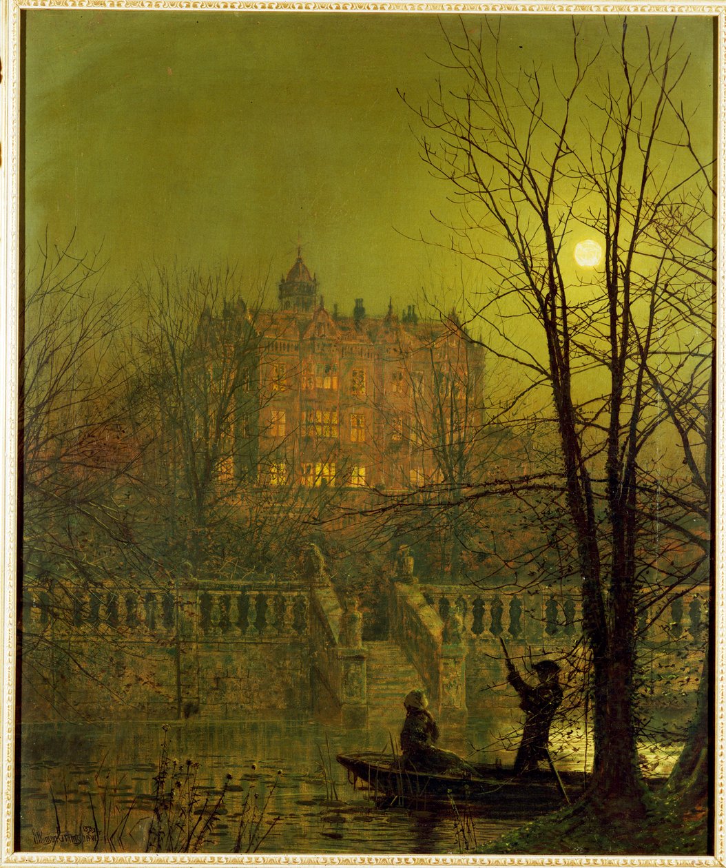 Kuusäteiden alla, 1882 tekijältä John Atkinson Grimshaw
