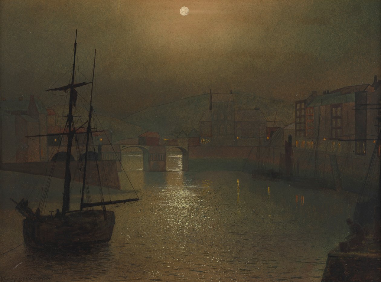 Whitby tekijältä John Atkinson Grimshaw