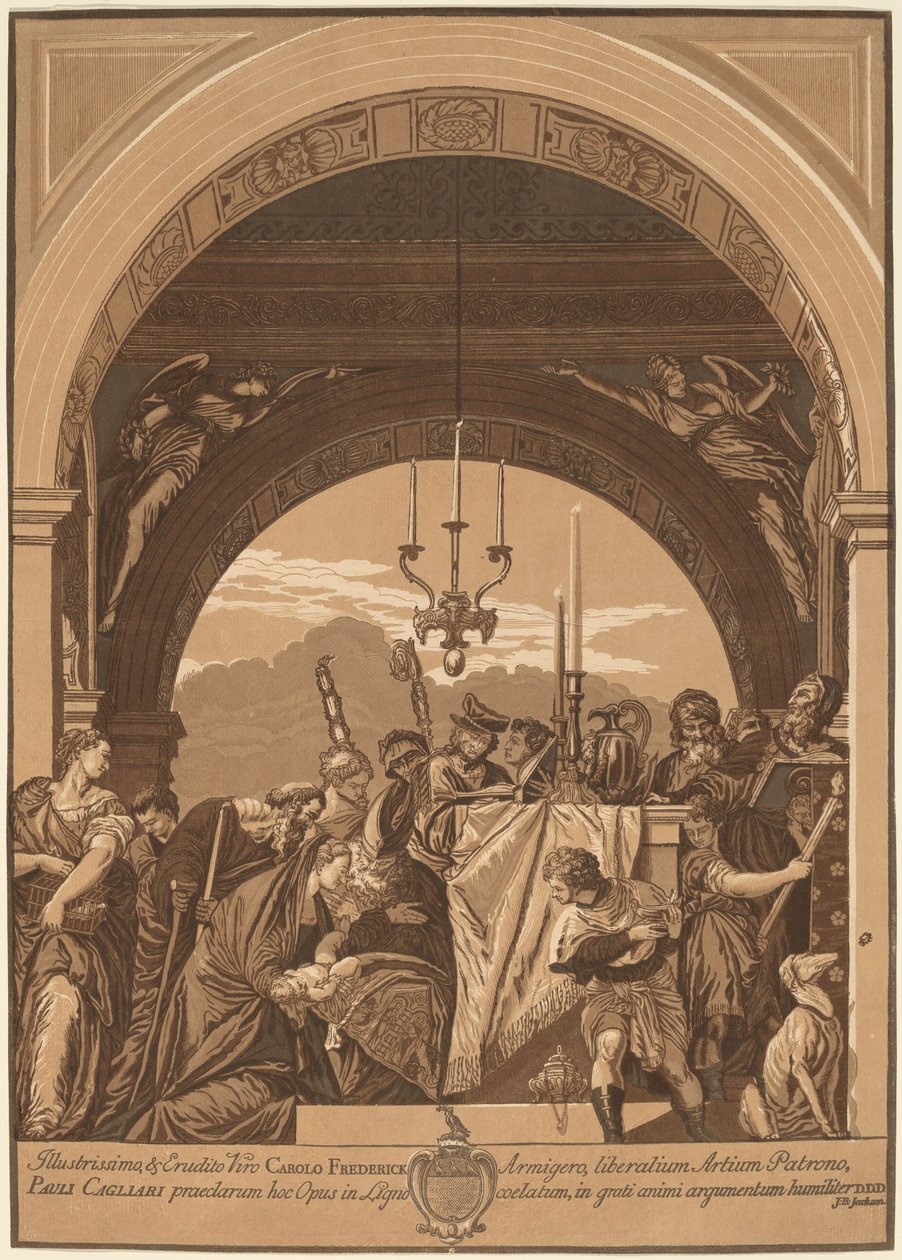 Esitys temppelissä tekijältä John Baptist Jackson, after Veronese
