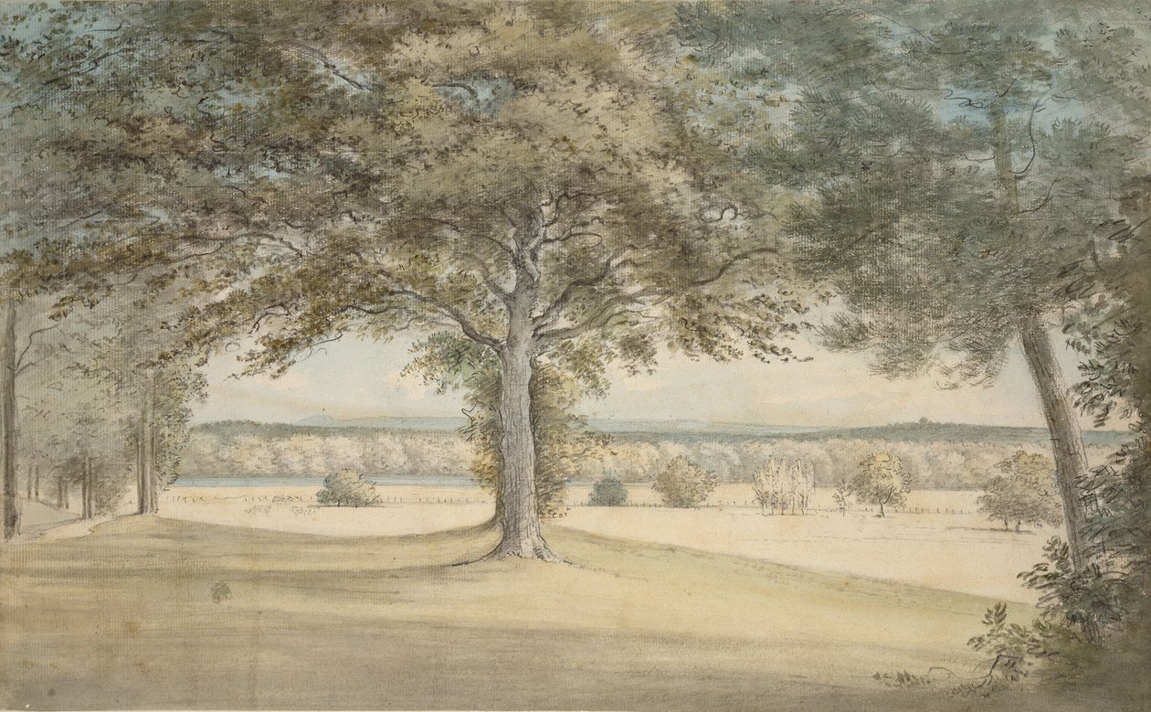 Kirtlington Park, 9. lokakuuta 1783 tekijältä John Baptist Malchair