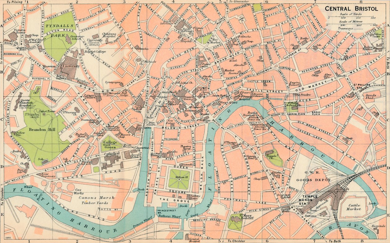 Keski-Bristolin 1900-luku tekijältä John Bartholomew