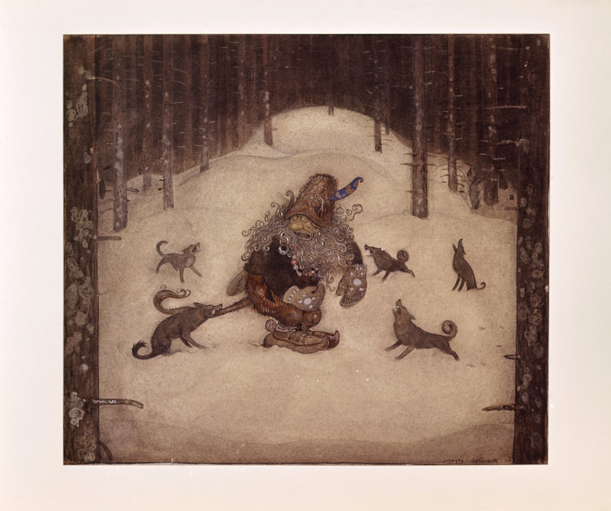 John Bauer, Peikko ja sudet tekijältä John Bauer
