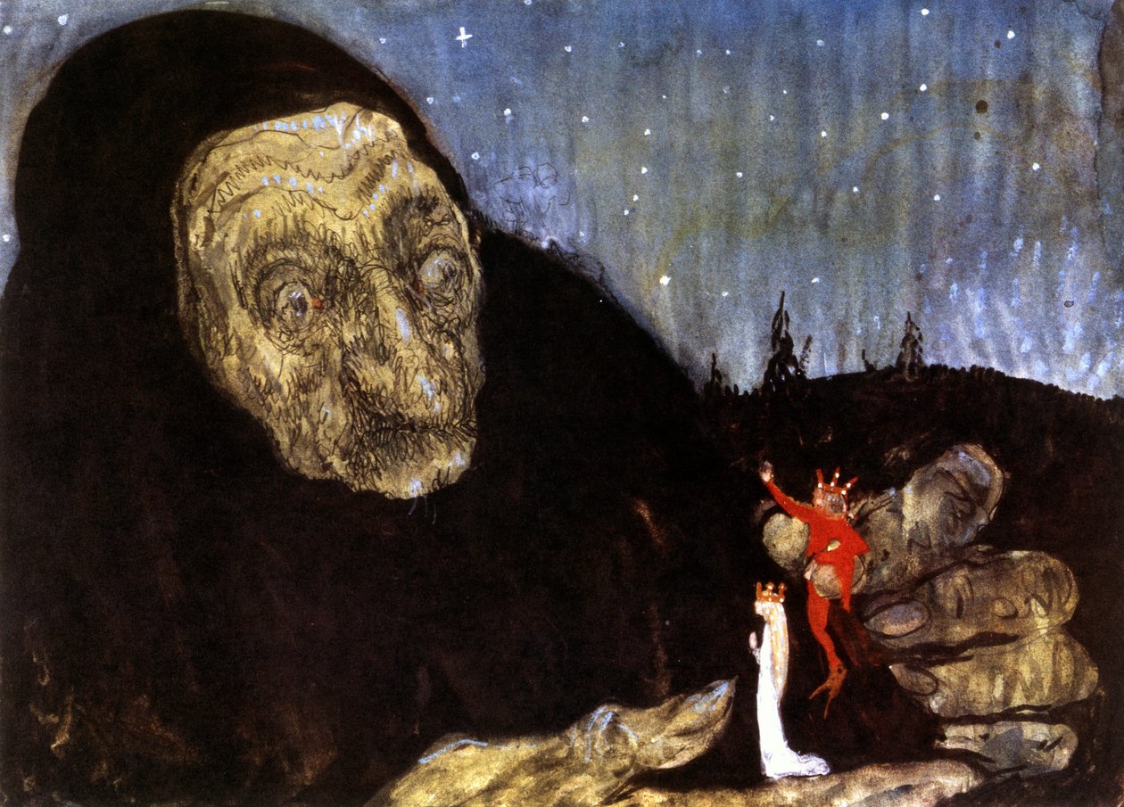 Noita ja kuninkaan lapset, 1909 tekijältä John Bauer