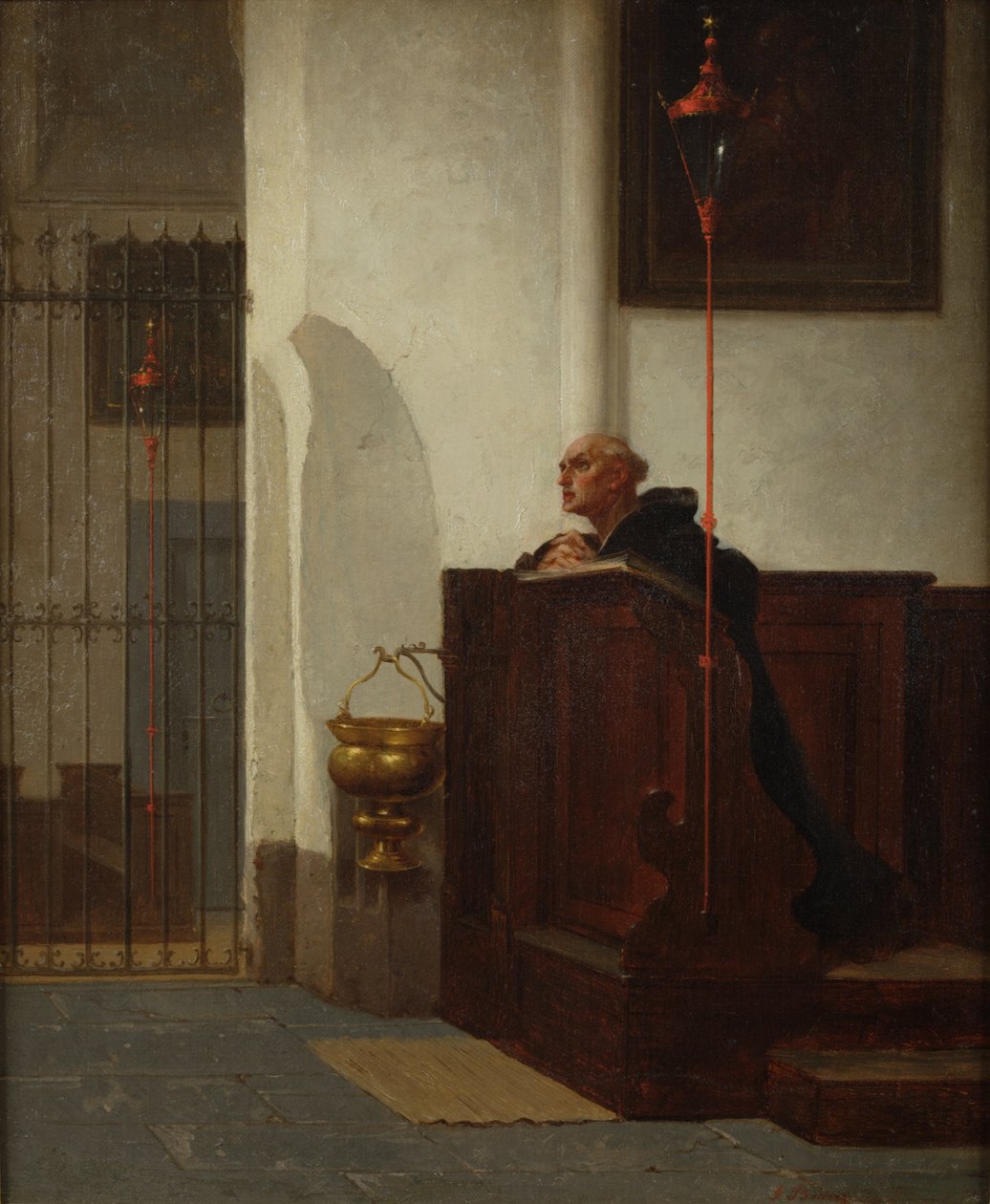 Vanha kirkko, Düsseldorf, 1873 tekijältä John Beaufain Irving