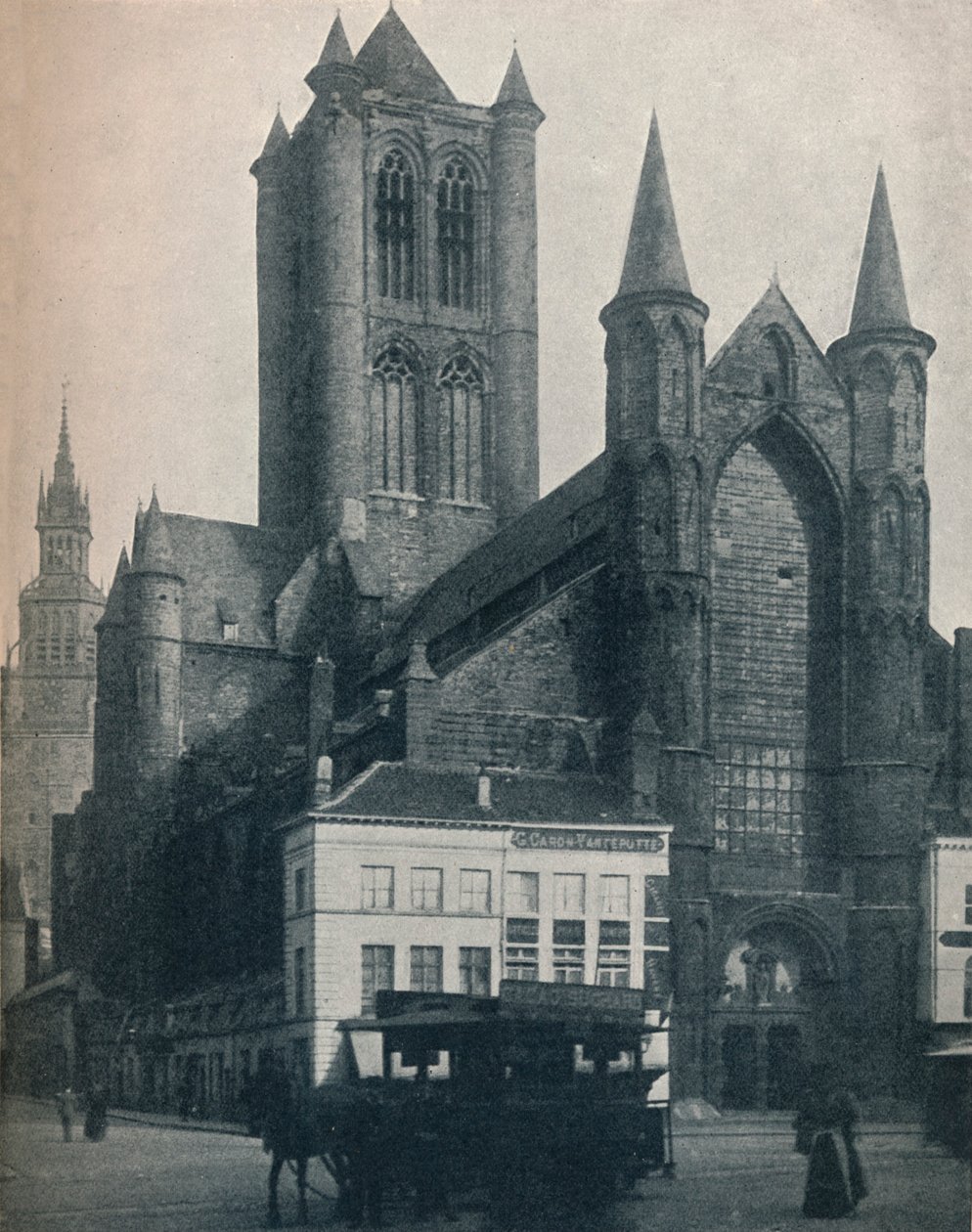 Pyhän Bavon katedraali, Gent, Belgia, c1900 1914-1915 tekijältä John Benjamin Stone