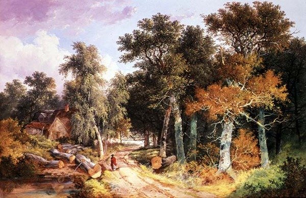 Maaseutumaisema tekijältä John Berney Ladbrooke