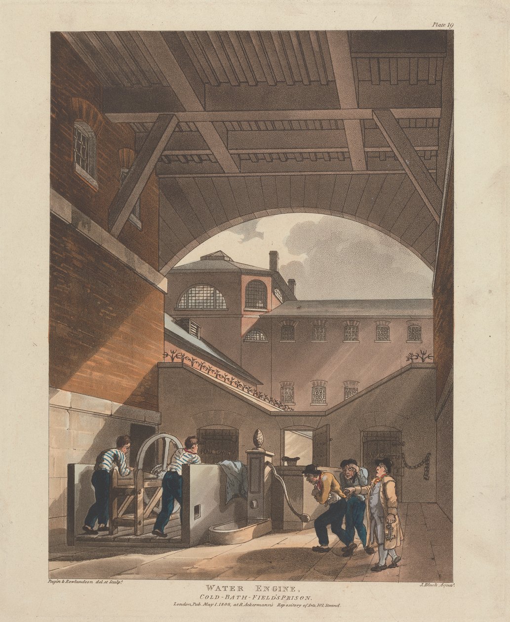 Vesimoottori, Cold-Bath-Fields Prison tekijältä John Bluck