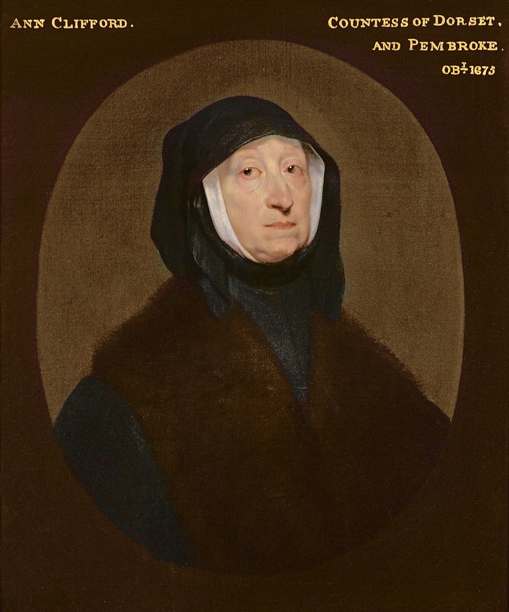 Lady Ann Clifford, Dorsetin ja Pembroken kreivitär (k. 1675) tekijältä John Bracken