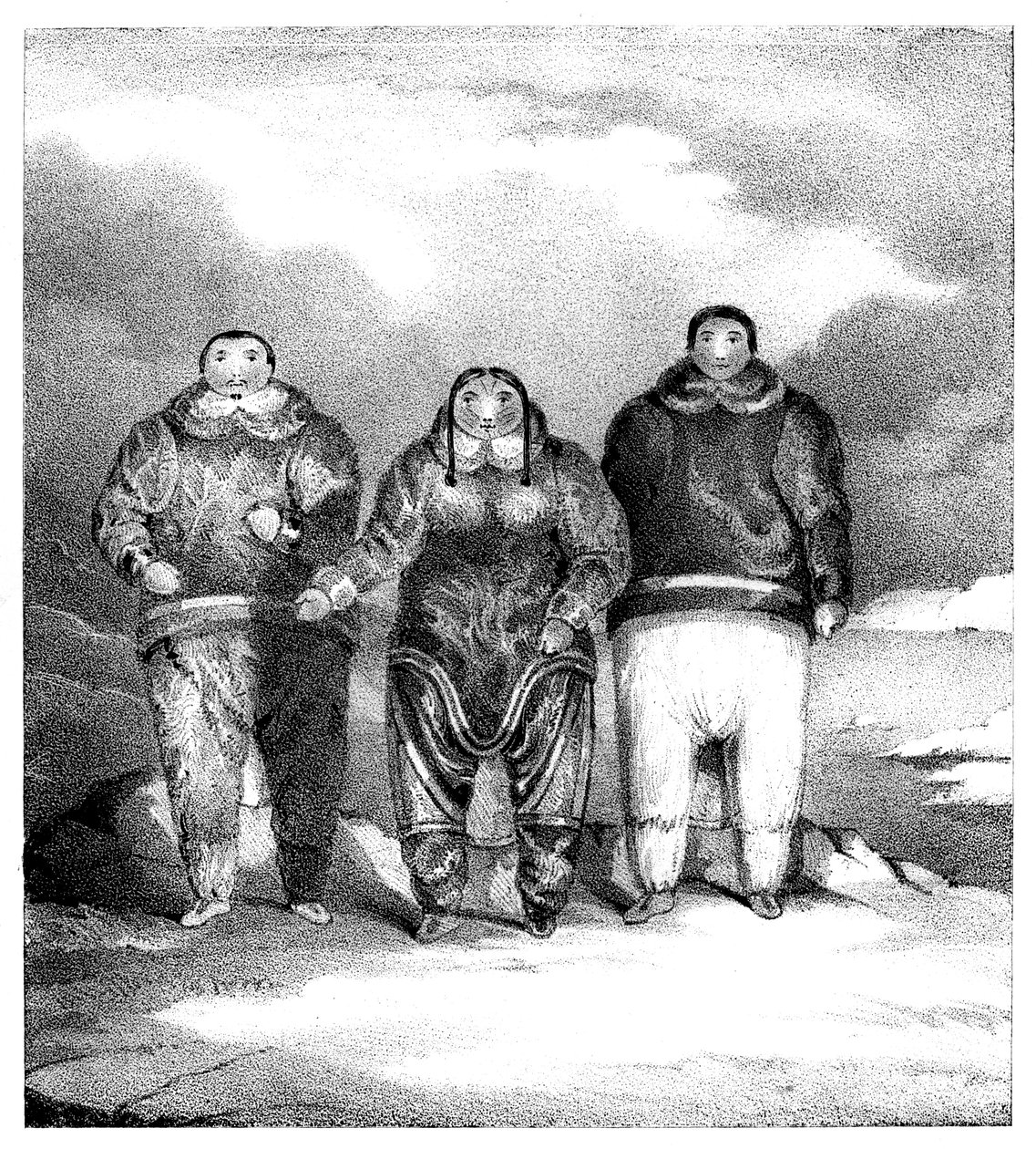 Poyettak, Kakikagiu, Aknalua, 1800-luvun alku. tekijältä John Brandard