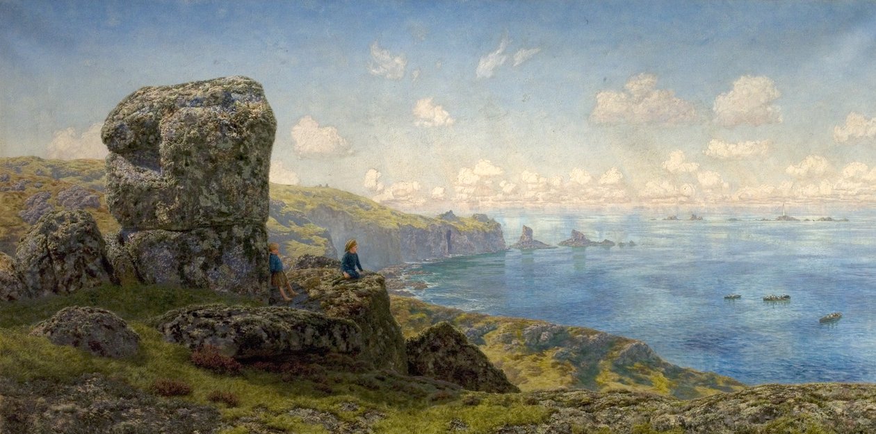 Golden Prospects, St Catherines Well, Lands End, Cornwall, 1881 tekijältä John Brett