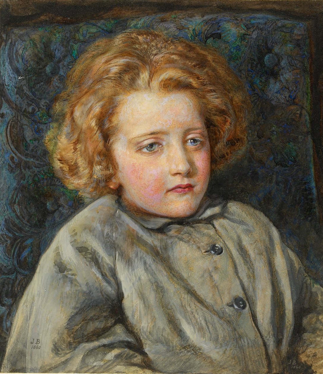 Muotokuva Laura Theresa Epps Lady Alma-Tademasta lapsena, 1860 tekijältä John Brett