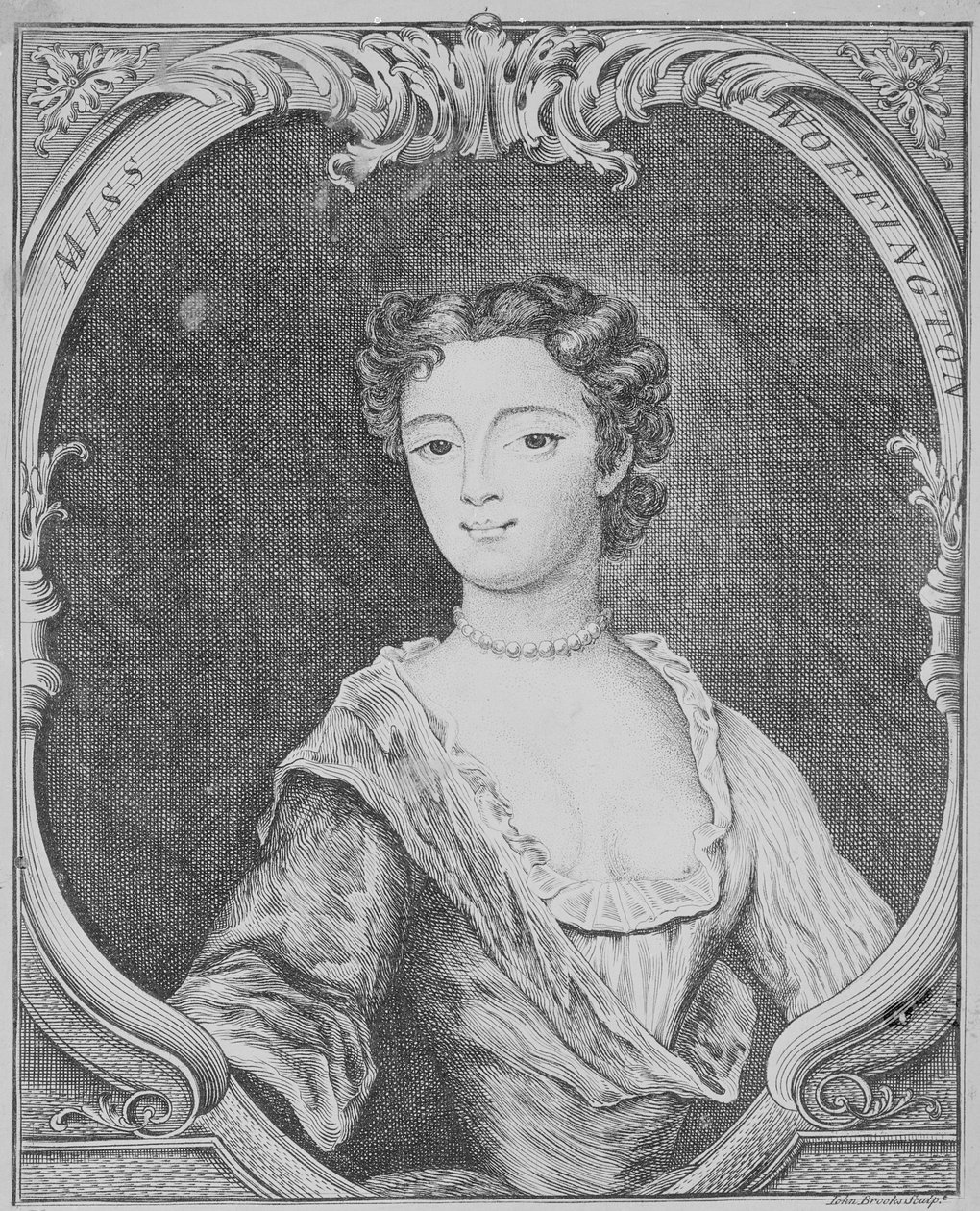 Neiti Margaret Woffington, 1740 tekijältä John Brooks