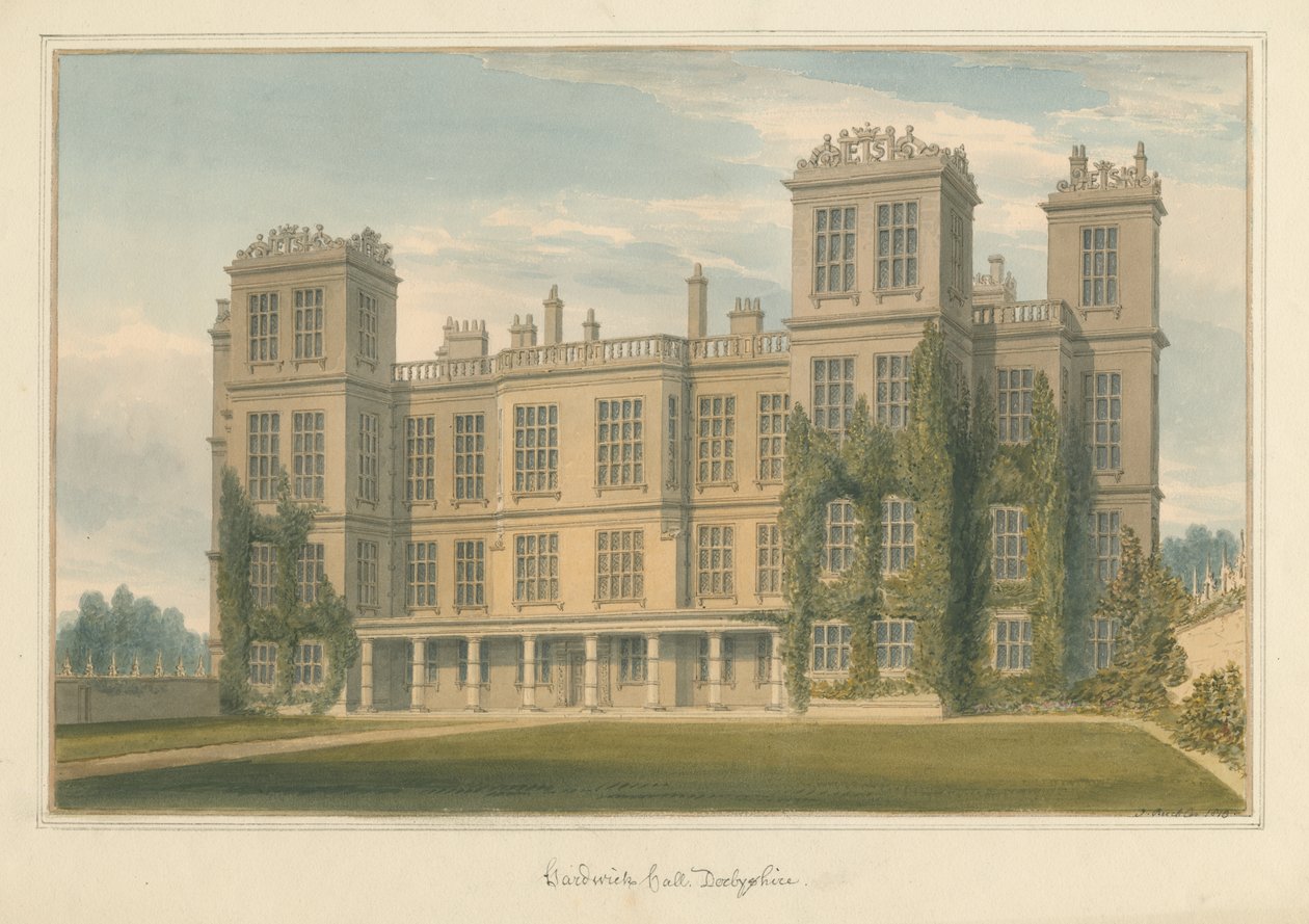 Derbyshire – Hardwick Hall [uusi] tekijältä John Buckler
