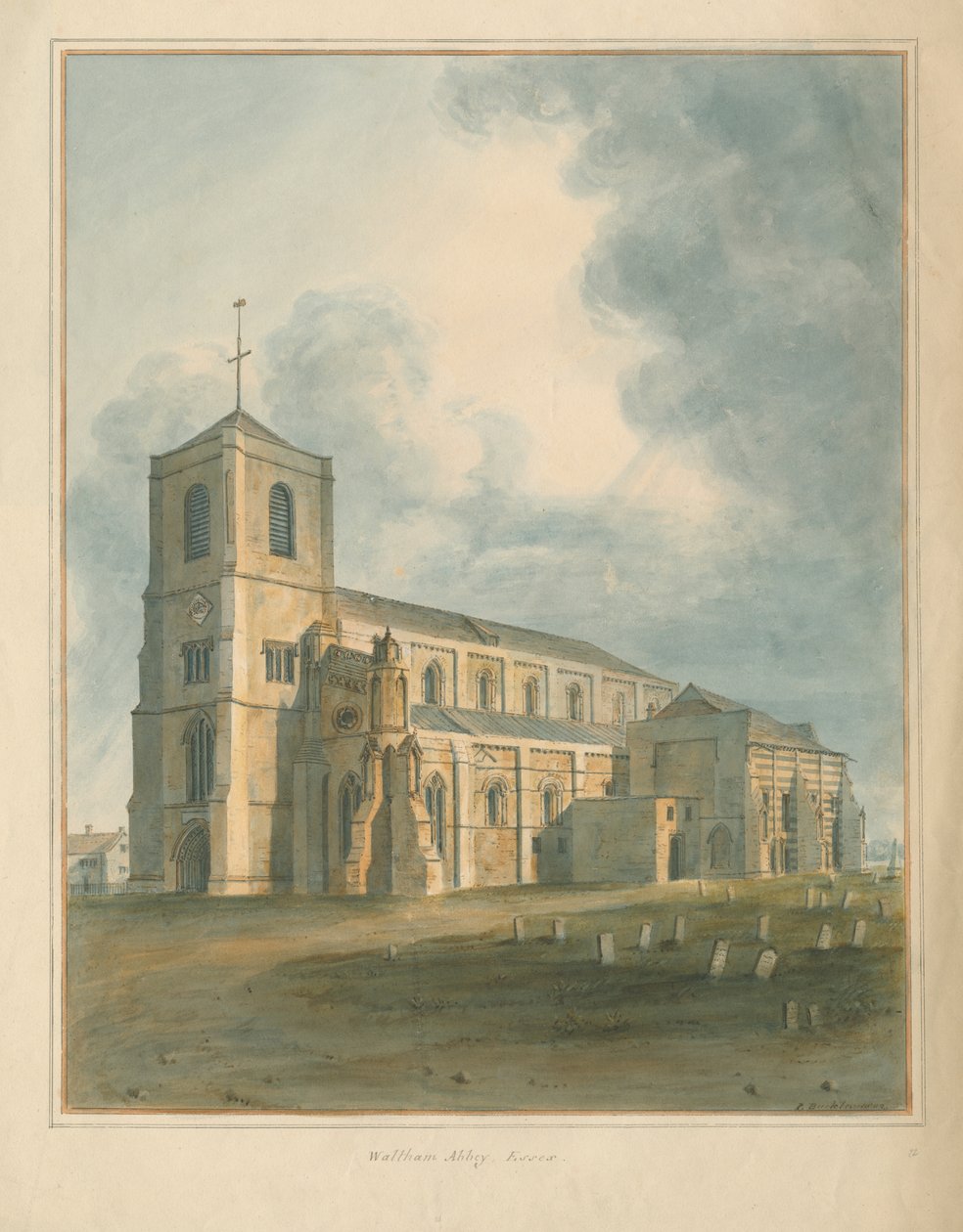Essex - Waltham Abbey tekijältä John Buckler