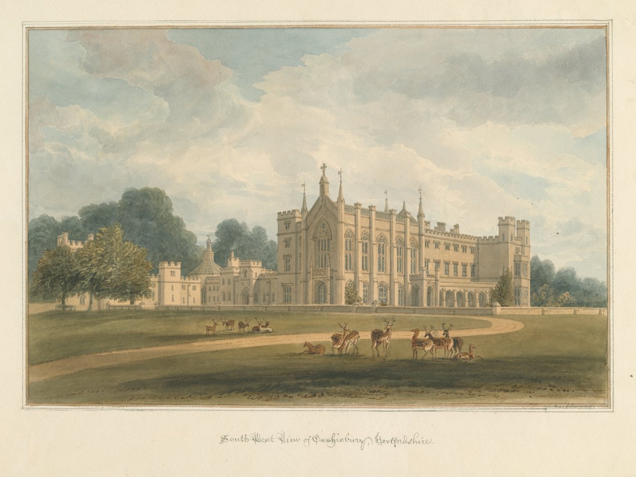 Hertfordshire - Cashiobury, 1815 tekijältä John Buckler