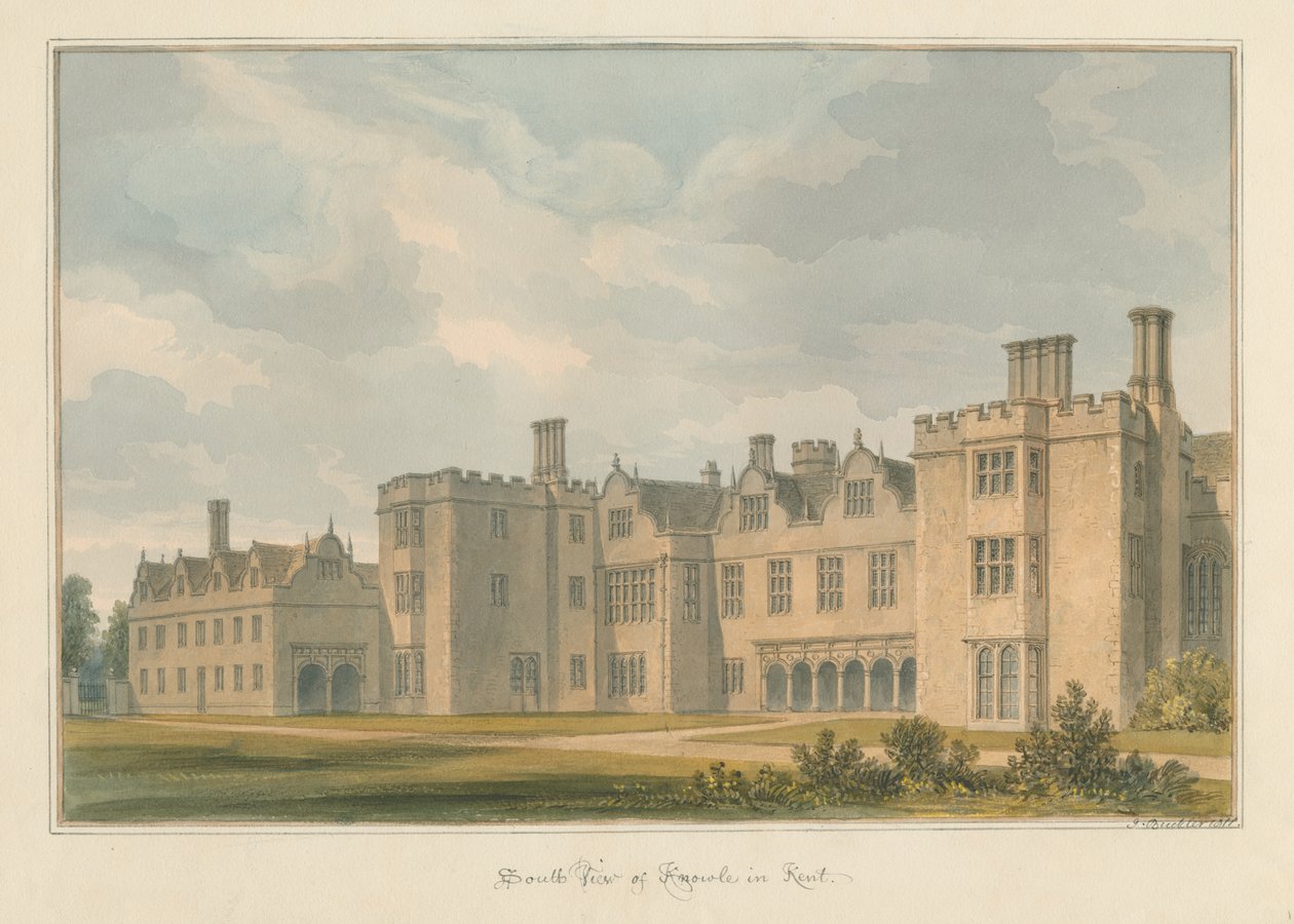 Kent - Knowle, 1811 tekijältä John Buckler