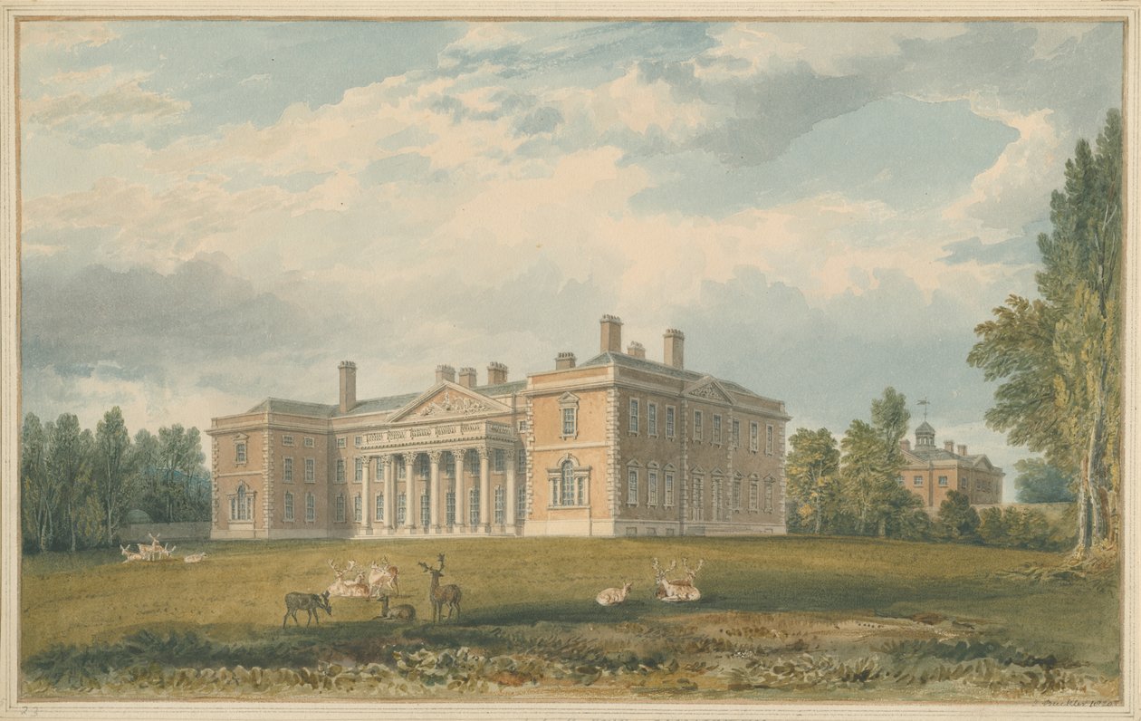 Leicestershire - Gopsall House, 1820 tekijältä John Buckler