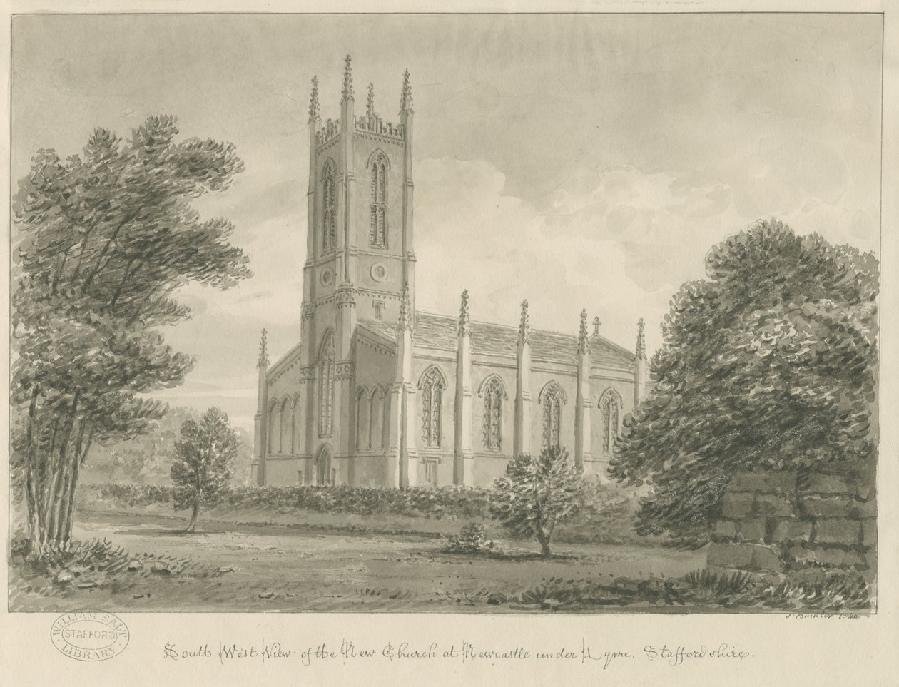 Newcastle-under-Lyme - "St. George" tekijältä John Buckler
