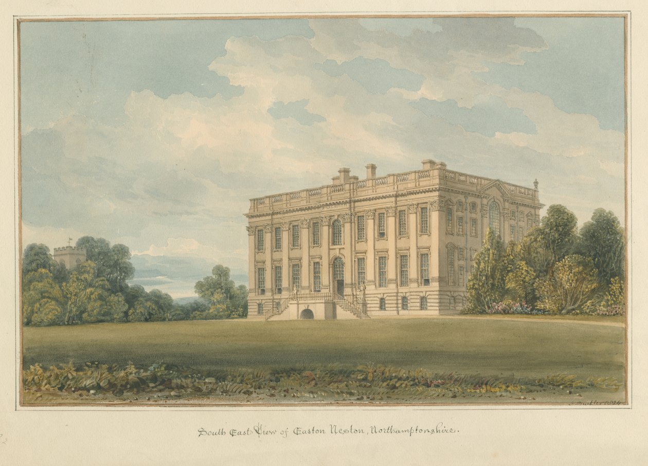Northamptonshire - Easton Nest, 1824 tekijältä John Buckler