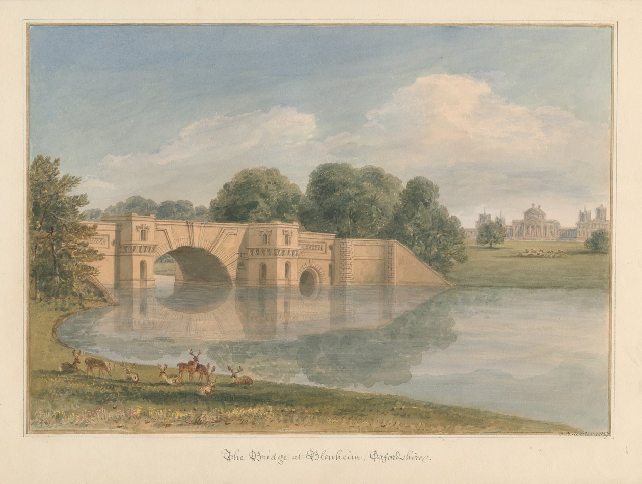 Oxfordshire - Blenheim [Palace] - Silta tekijältä John Buckler