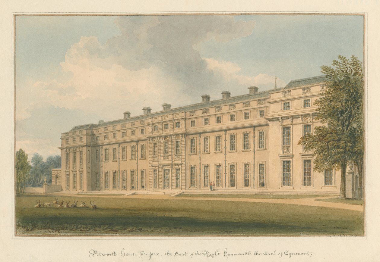 Sussex - Petworth House tekijältä John Buckler