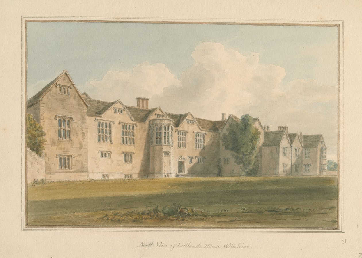 Wiltshire - Littlecote House, 1807 tekijältä John Buckler