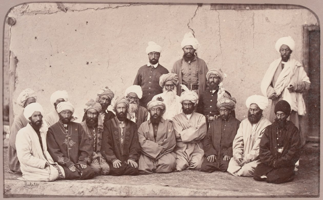 Sirdar Habeeboolah [sic] Gilzai ja muut khaanit, 1879 tekijältä John Burke
