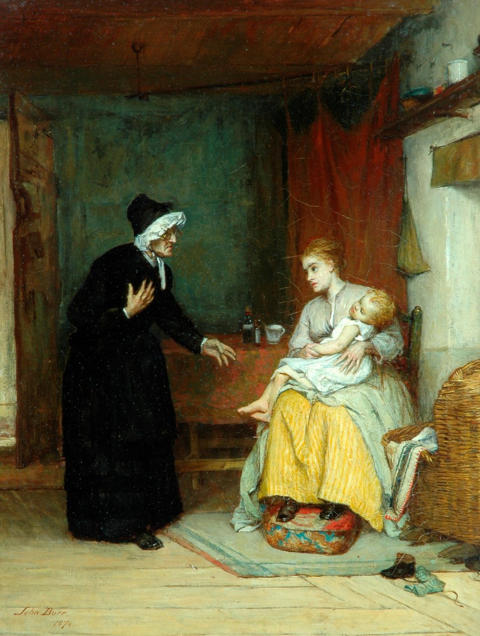 Ahdistuneita hetkiä, 1874 tekijältä John Burr