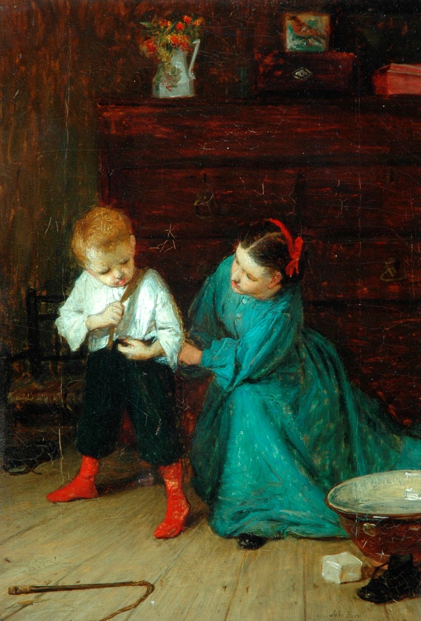 Hänen ensimmäiset housut, 1865 tekijältä John Burr