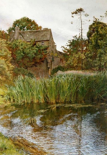 Syksyn puutarha tekijältä John Byam Liston Shaw