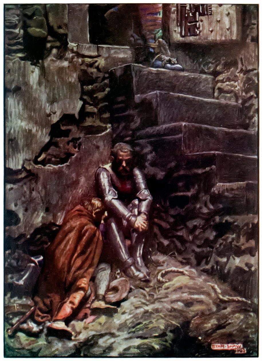 "Kristitty ja toiveikas epäilevässä linnassa" John Bunyanin "Pilgrim":n edistymisestä tästä maailmasta, siihen, mikä on tuleva tekijältä John Byam Liston Shaw