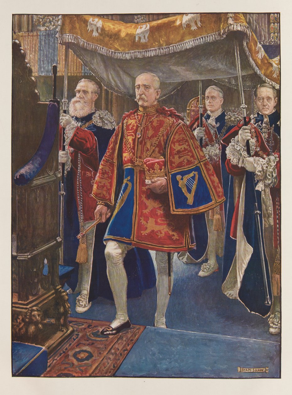 Kuningas Edward VII:n kruunaus tekijältä John Byam Liston Shaw