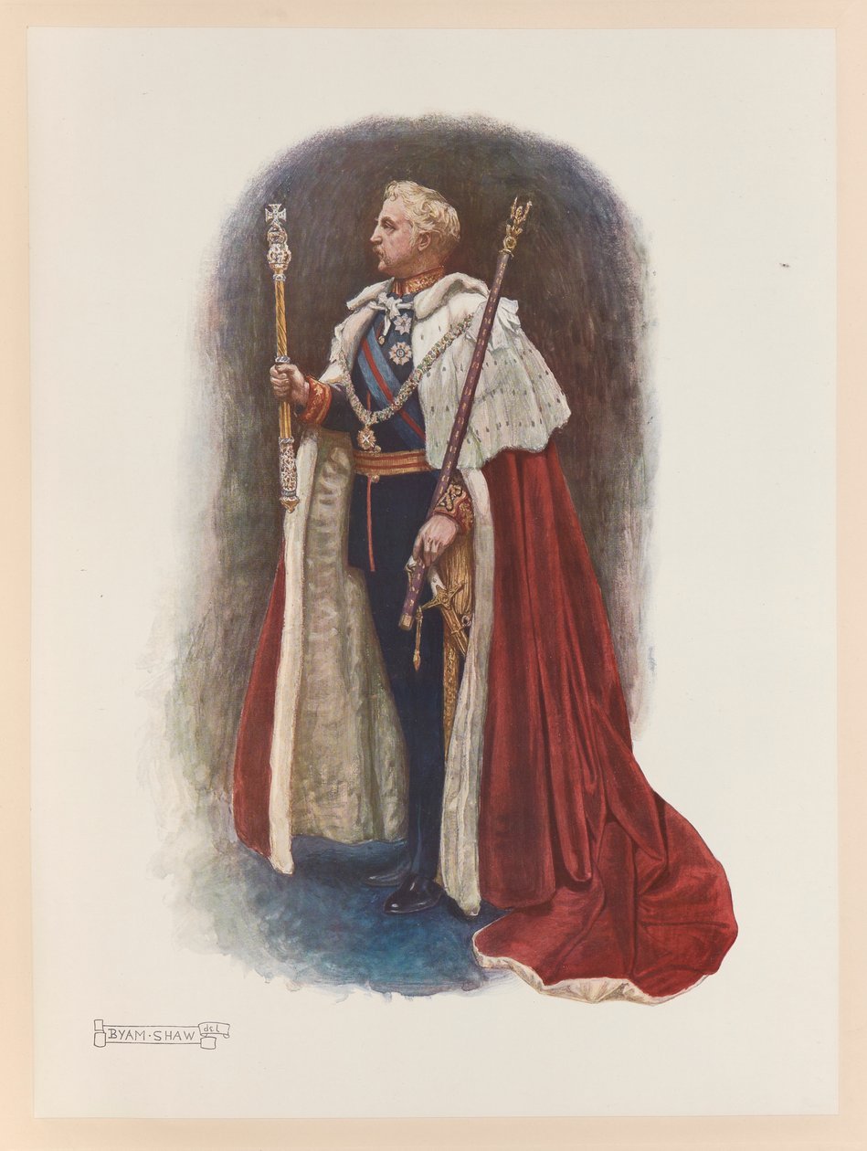 Kuningas Edward VII:n kruunaus tekijältä John Byam Liston Shaw