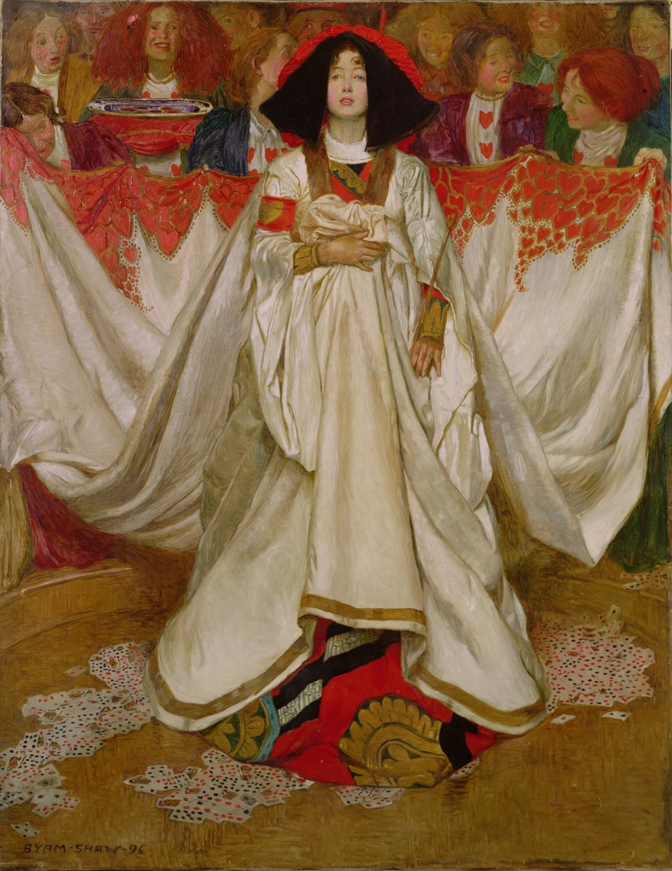 Huonekalut ja erilaiset esineet 1100- ja 1300-luvuilta tekijältä John Byam Liston Shaw