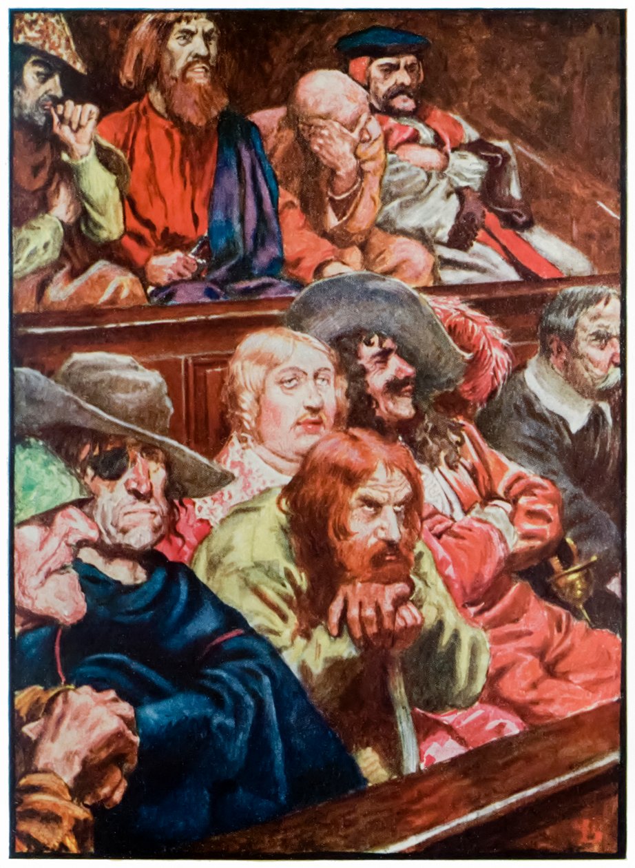 "Jury" John Bunyanin "Pilgrim" -elokuvasta "Progress From This World, To That What Is To Come" tekijältä John Byam Liston Shaw