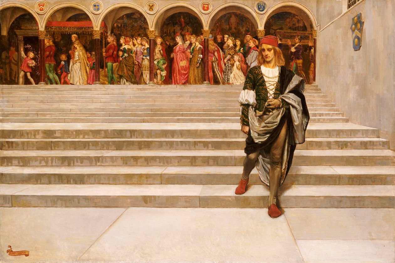 Tämä on sydän, johon kuningatar nojasi tekijältä John Byam Liston Shaw