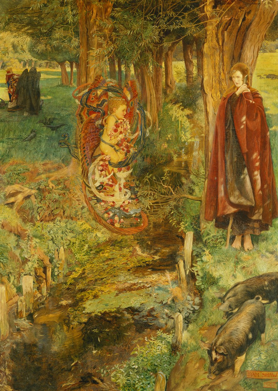 "Aika ja mahdollisuus tapahtuu kaikille samalla tavalla", 1901 tekijältä John Byam Liston Shaw