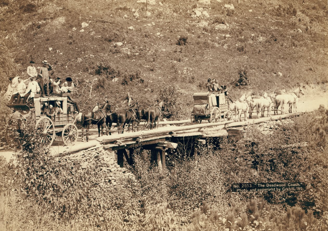 The Deadwood Coach, 1889 tekijältä John C. H. Grabill