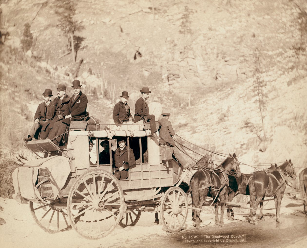 Old West Deadwood Stagecoach tekijältä John C. H. Grabill