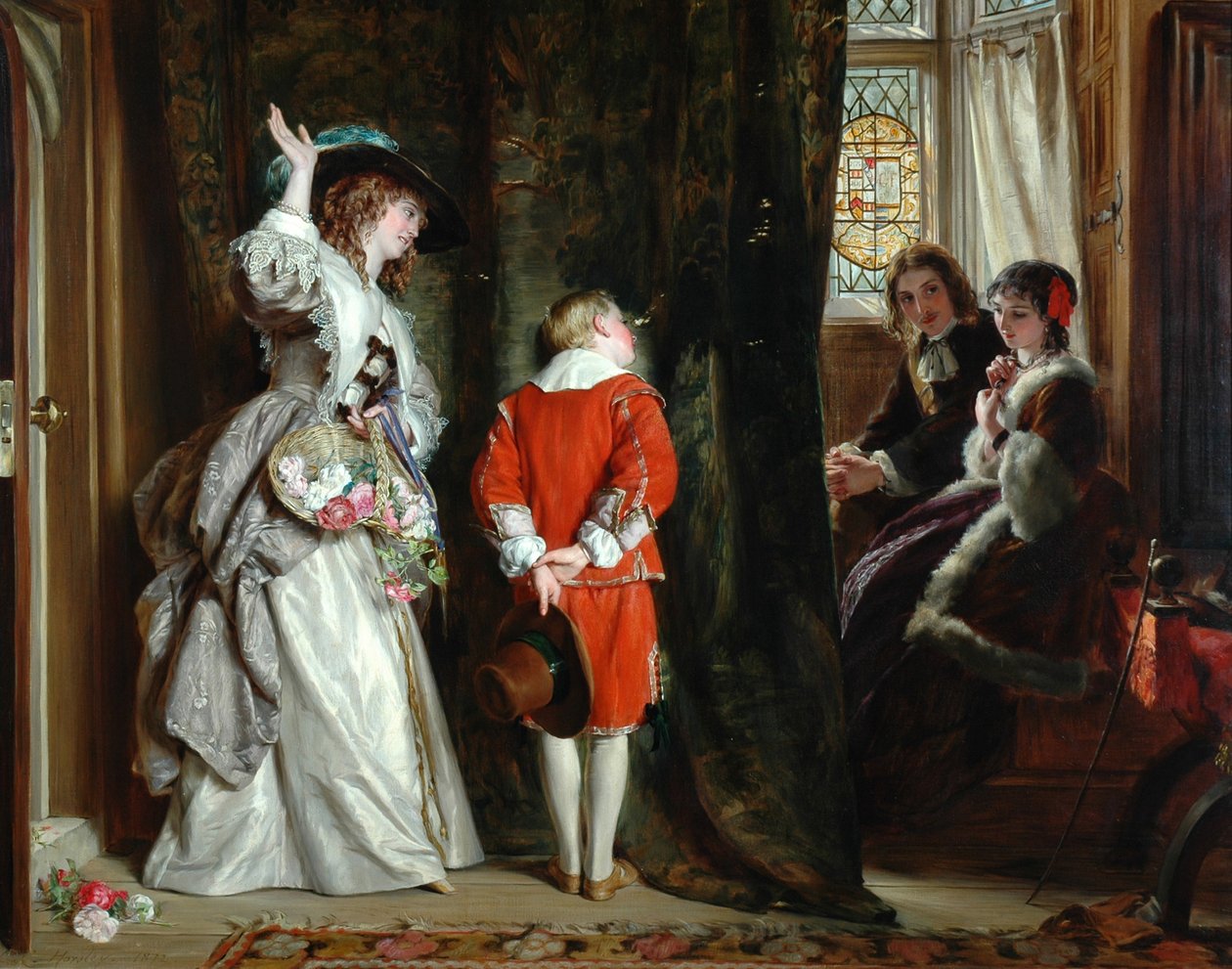 Maksa Peepingistä, 1872 tekijältä John Callcott Horsley