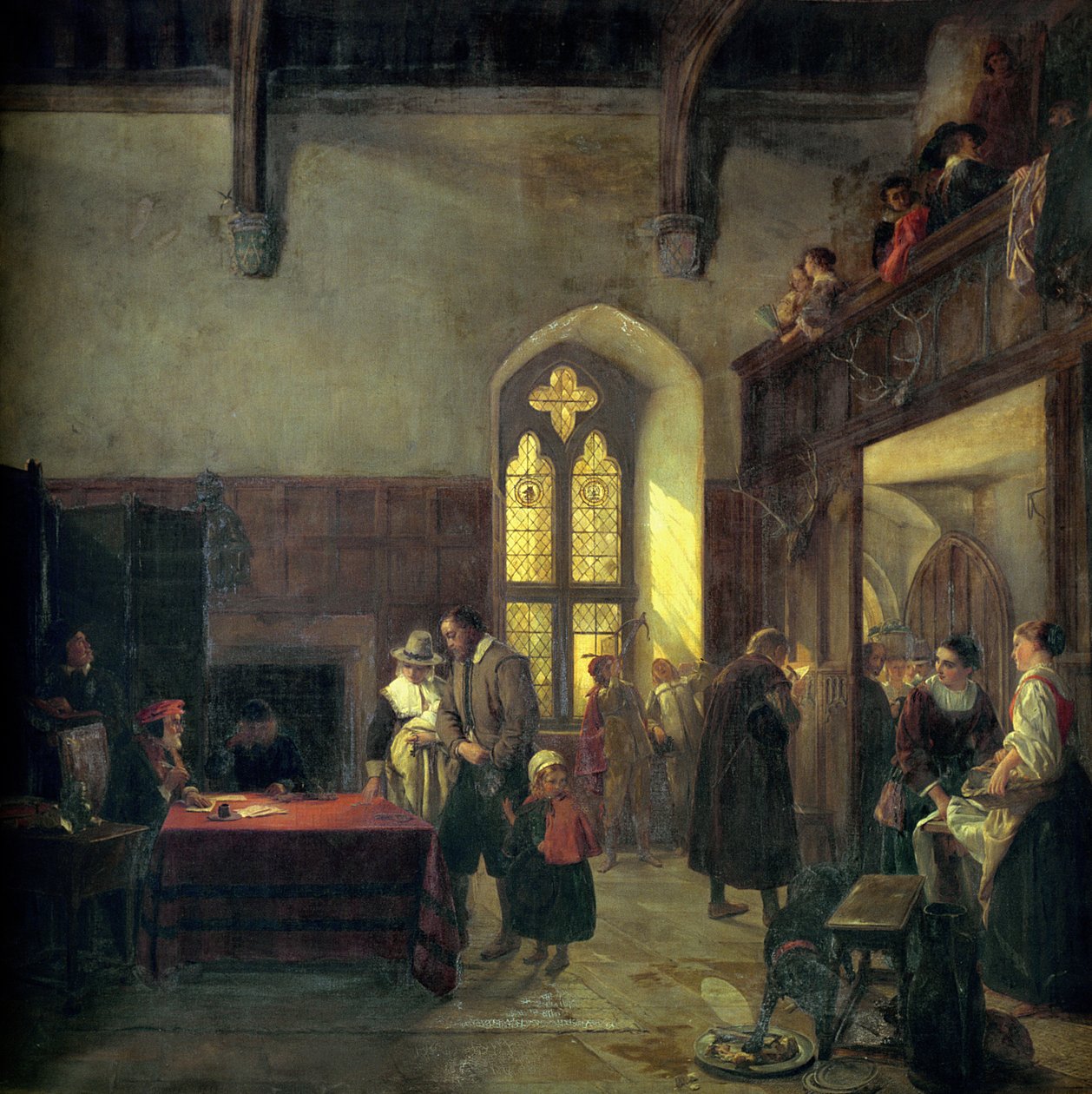 Vuokrapäivä Haddon Hallissa tekijältä John Callcott Horsley