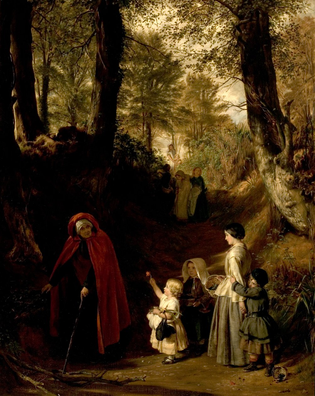 Nuoruus ja ikä, 1857 tekijältä John Callcott Horsley