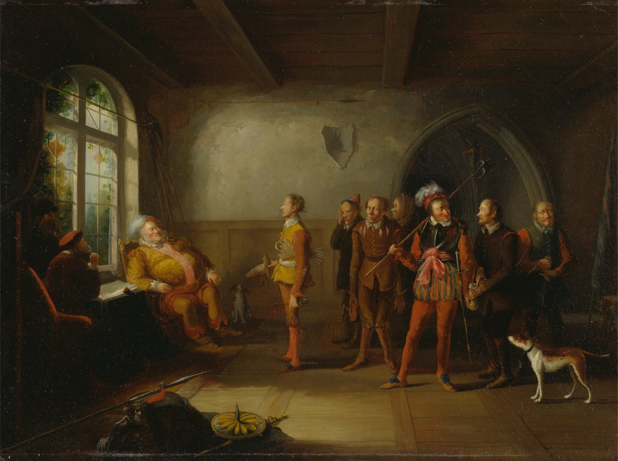 Falstaff ja värvätyt, "Henry IV, osa II" tekijältä John Cawse