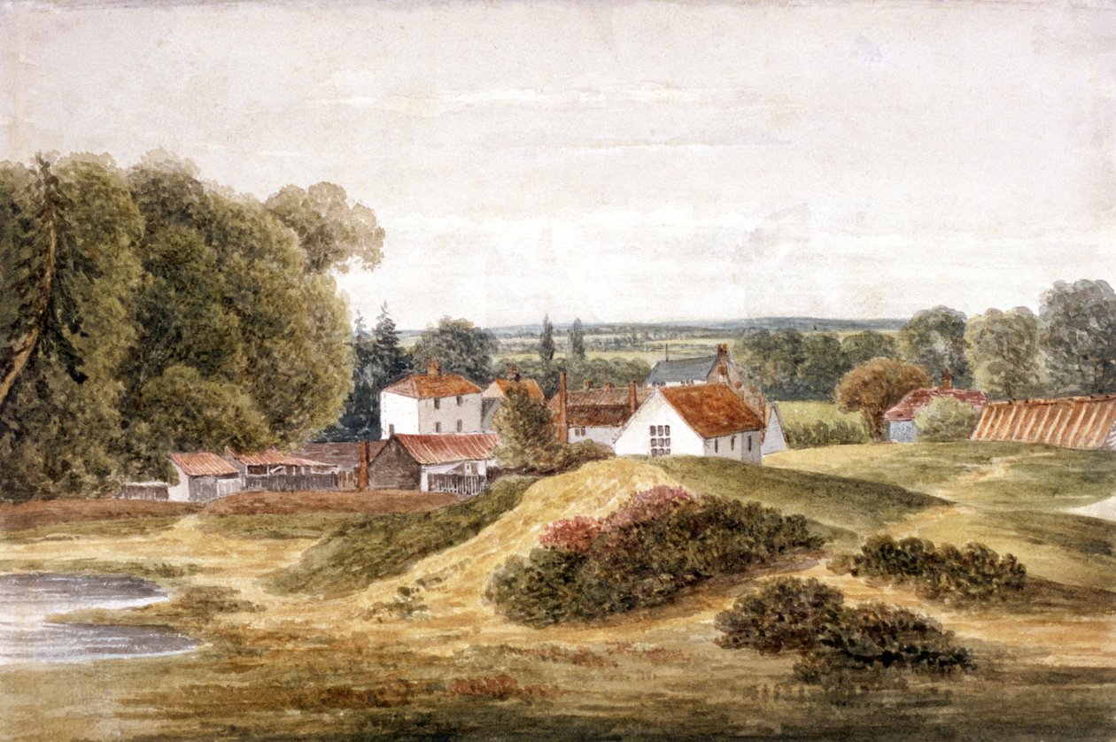 The Spaniards Inn, Hampstead Heath, Hampstead, Lontoo, 1820 tekijältä John Cawthorn