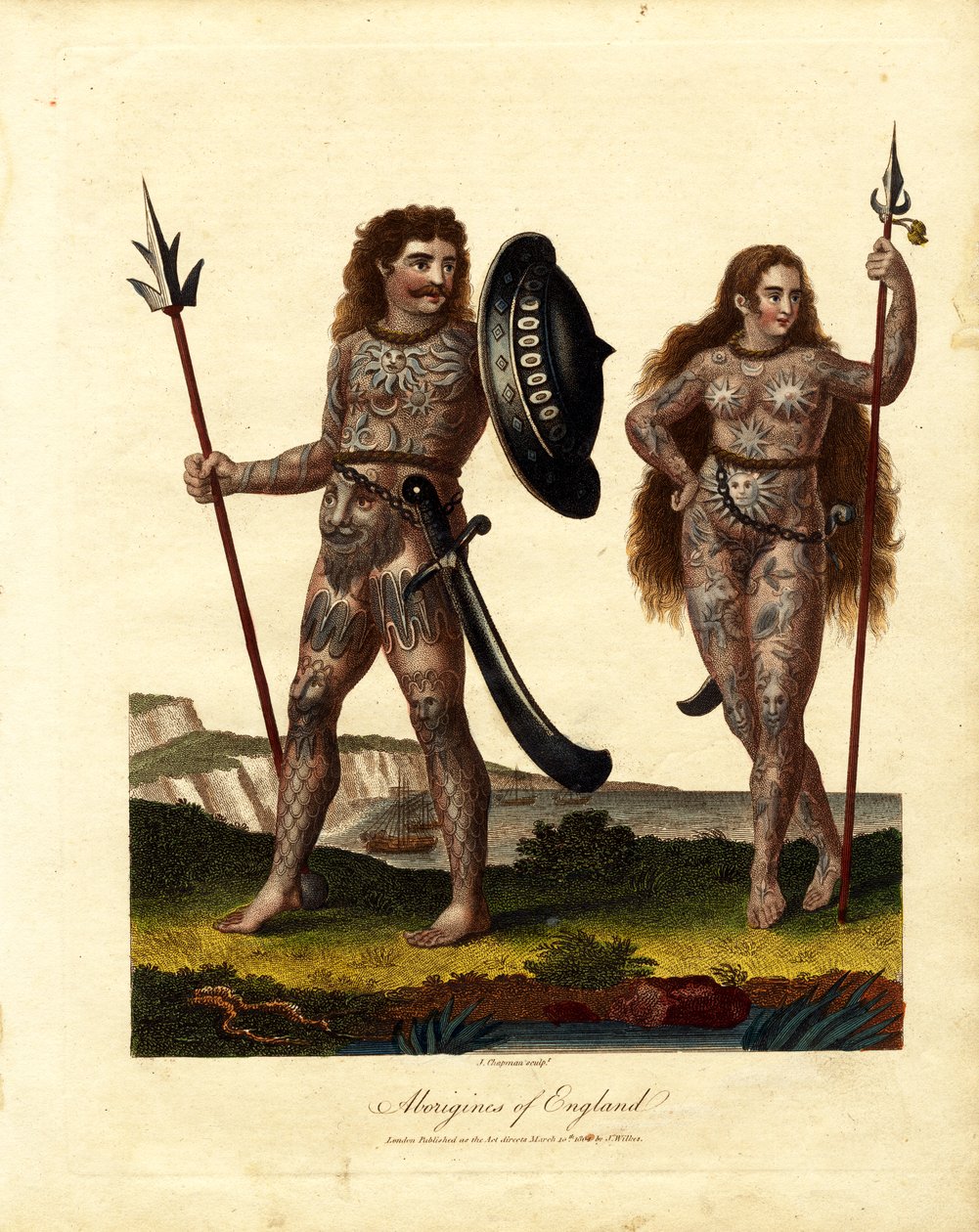 Englannin aboriginaalit tekijältä John Chapman