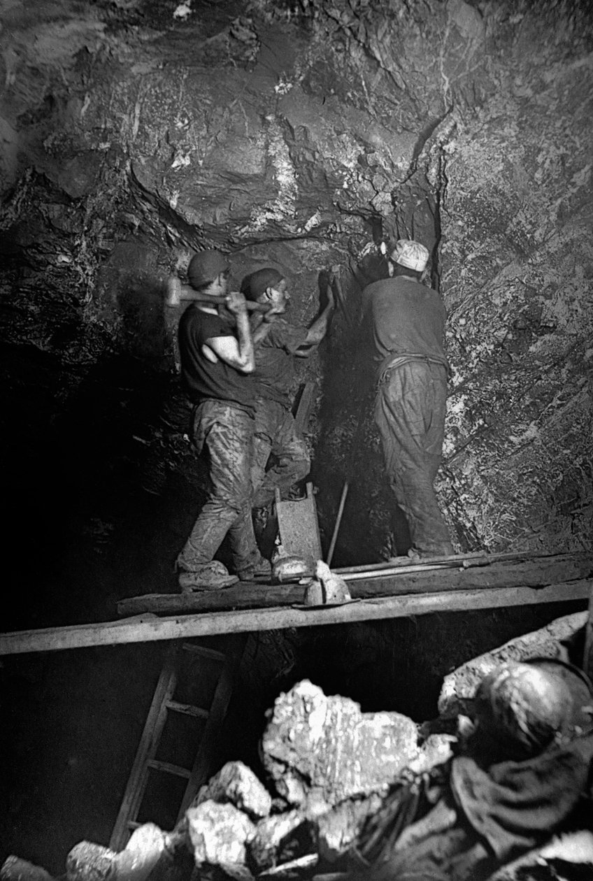 Maanalainen kaivostoiminta, Colcauth, Cornwall tekijältä John Charles Burrow