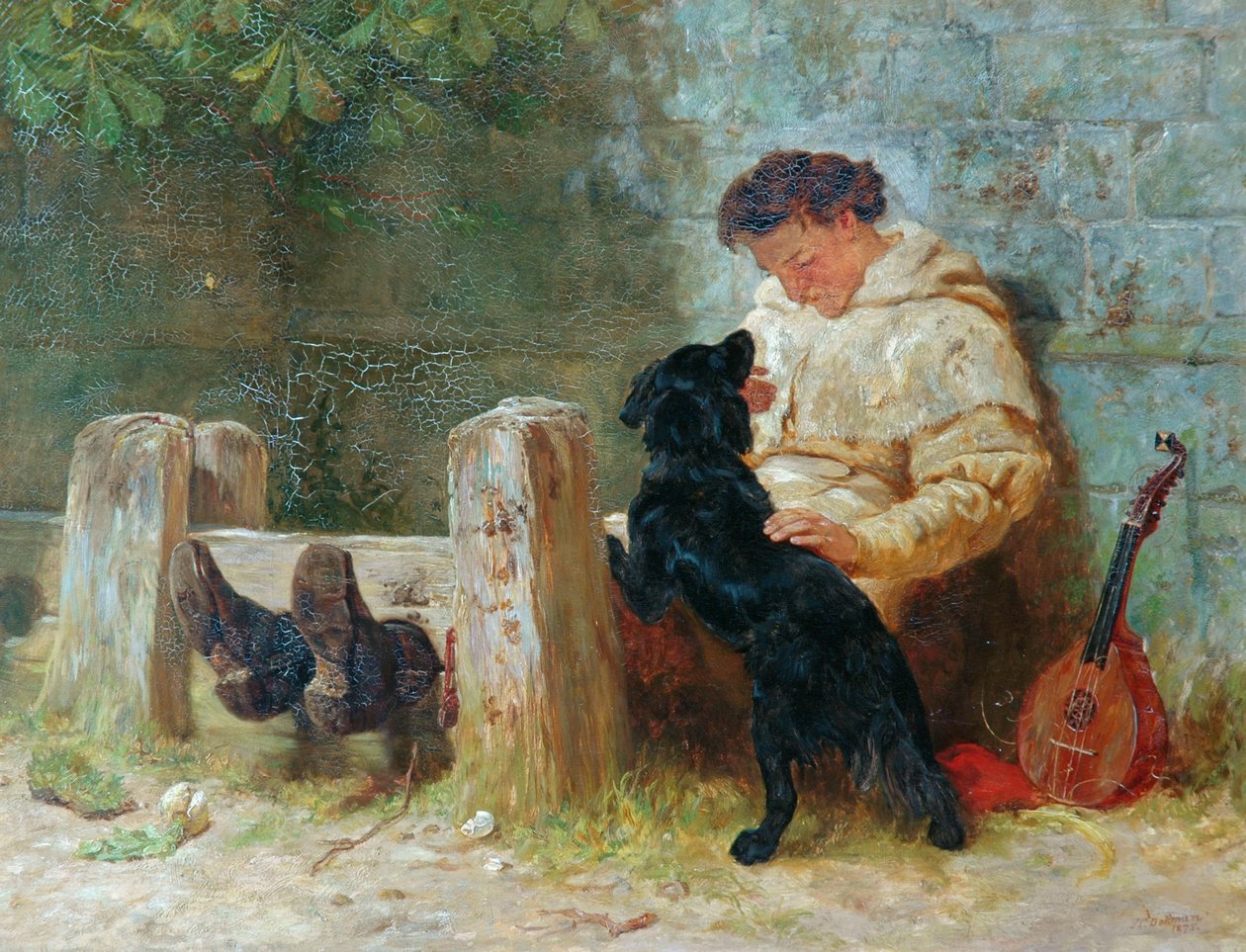 Hänen ainoa ystävänsä, 1875 tekijältä John Charles Dollman