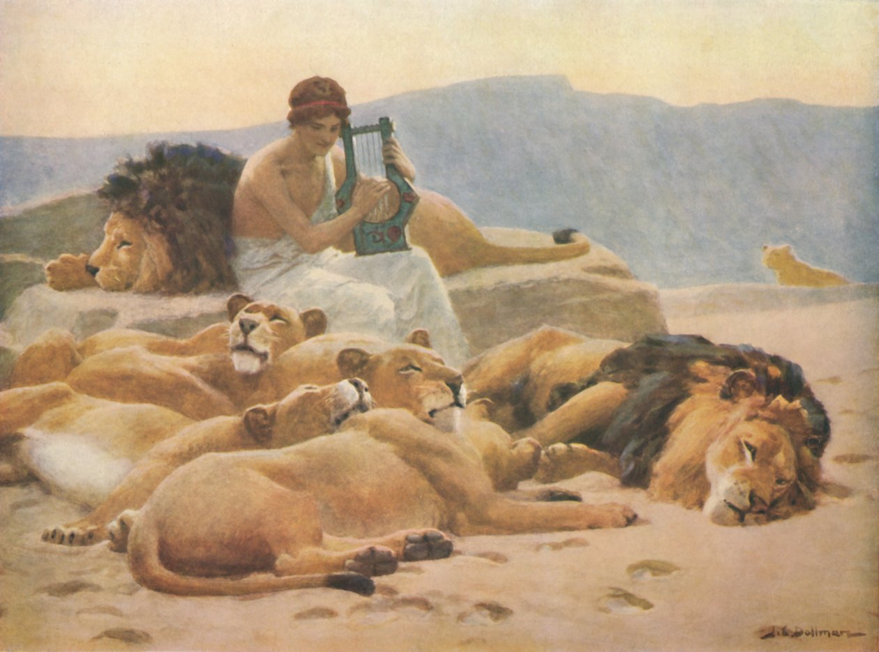 Orpheus ja hänen luuttunsa, 1800-luvun loppu - 1900-luvun alku, 1914. tekijältä John Charles Dollman